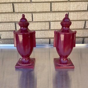Vintage Trenton Pottery Urns or Vases - Pair